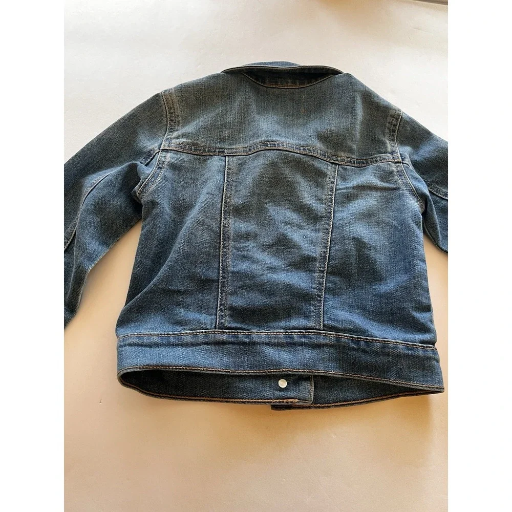 OLD NAVY Girls Kids Size Small S 6-7 Jacket Coat Jean Denim Jacket